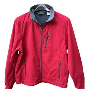 Black Diamond Men's Red Fleece Lined Softshell Jacket‎ XL
